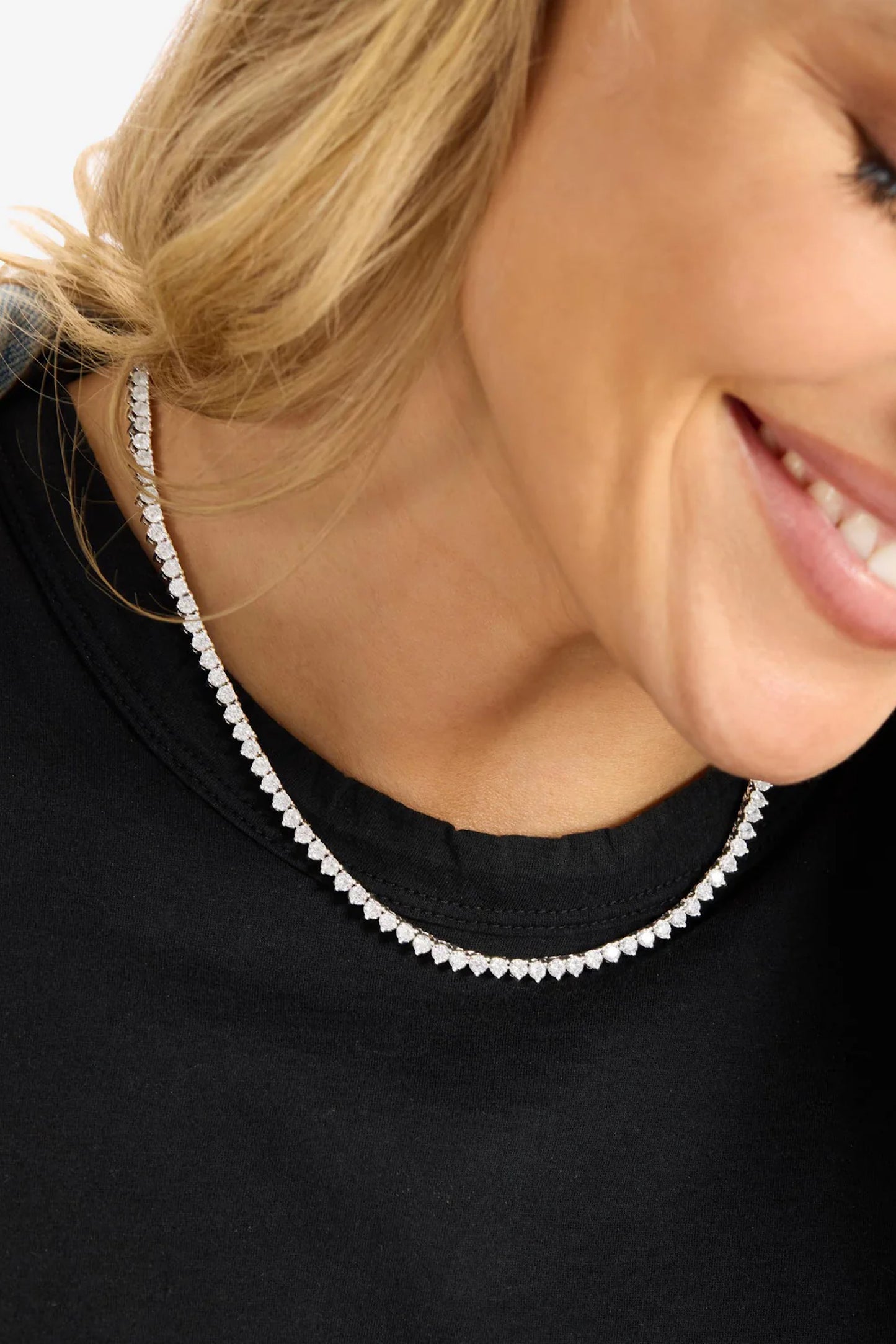 Not Your Basic Tennis Necklace 16"