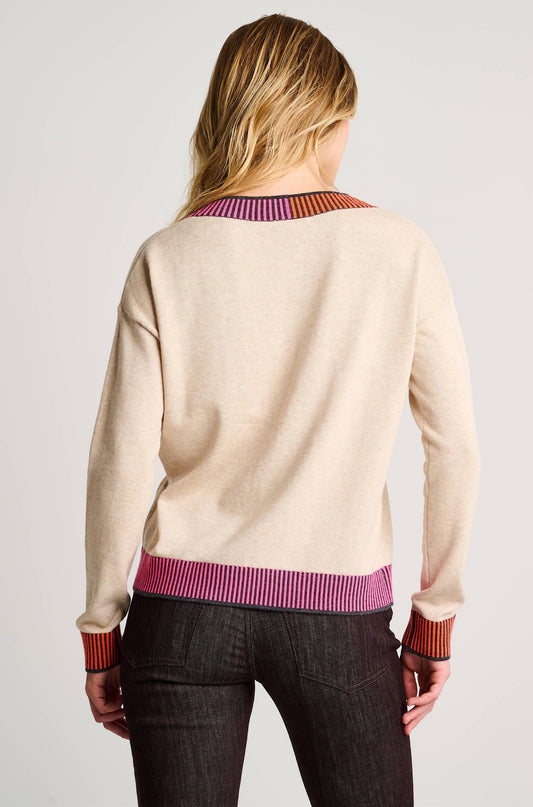 Ribbed & Ready Sweater in Almond