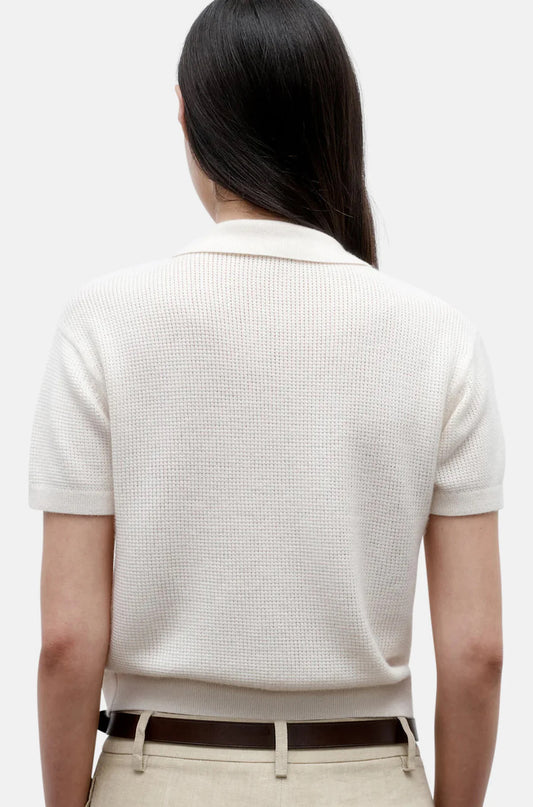 Thermal Polo in Cashmere Ivory