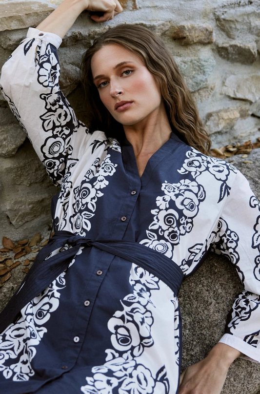 Lilian Mini Dress in Botanico