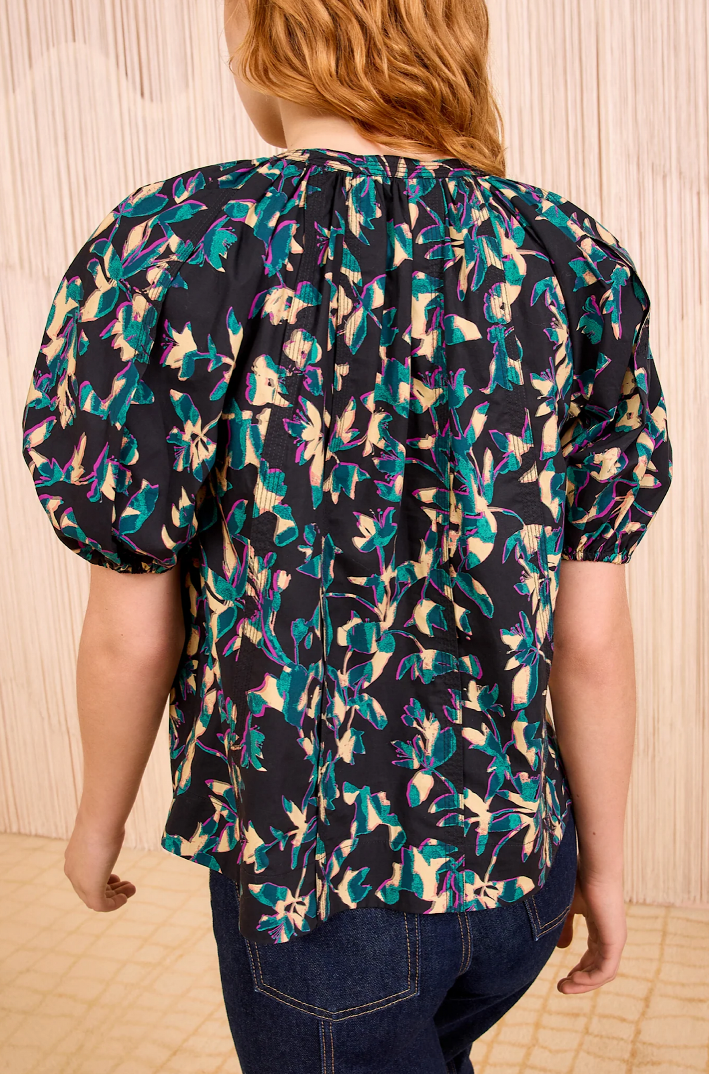 Loli Short Sleeve Blouse in Kaleidoscope
