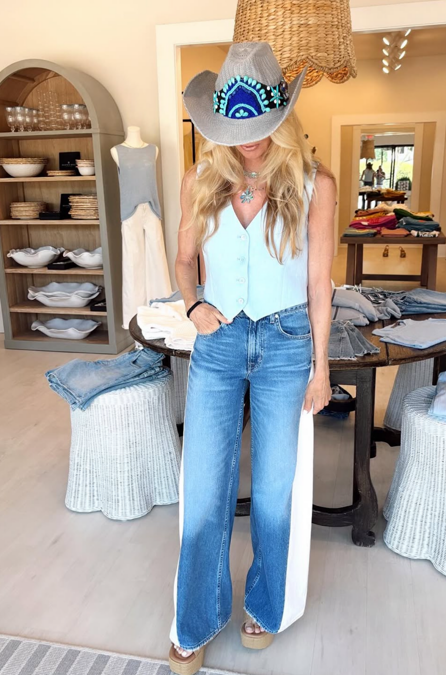Greece Cowgirl Hat