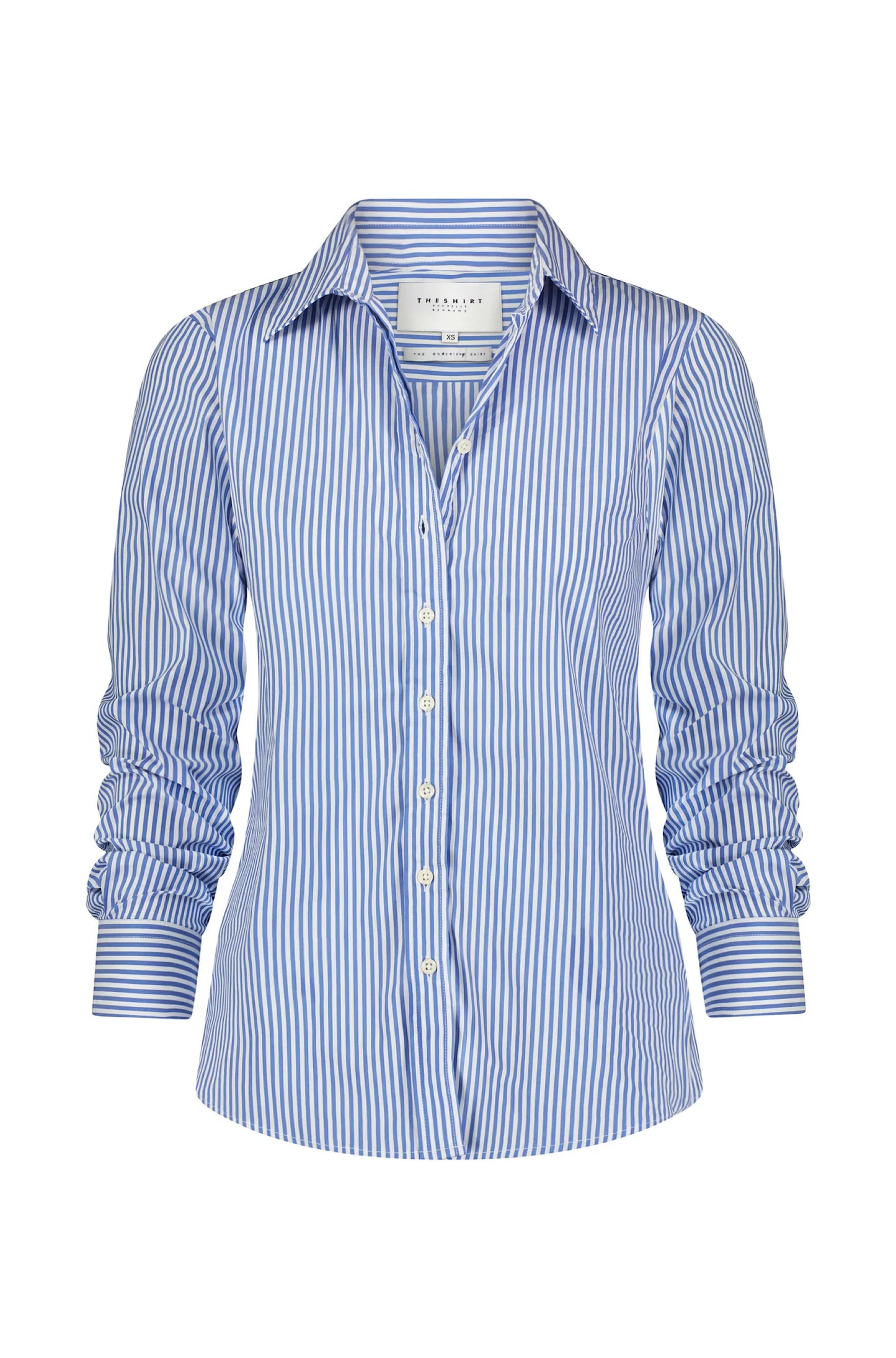 The Boyfriend Shirt in Blue Stripe