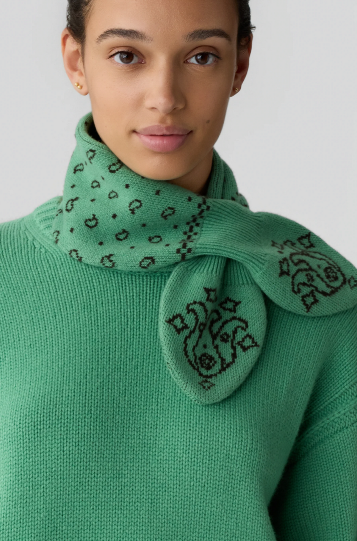 Bandana Bowtie Scarf Highland / Burnt Cocoa