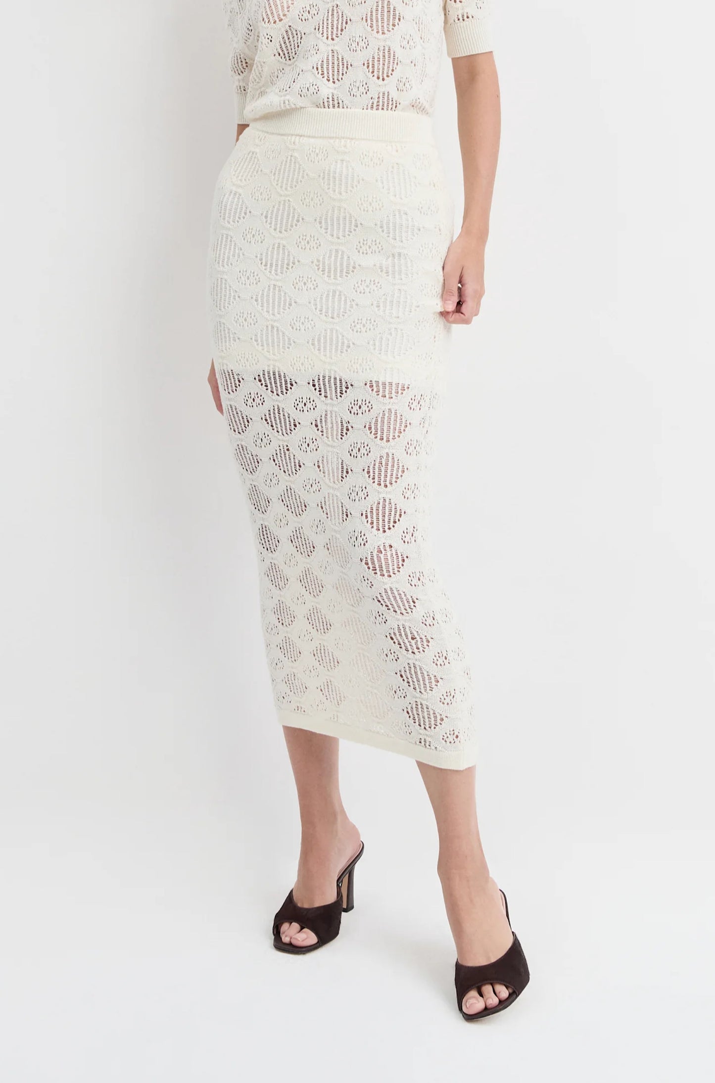 The Courtside Skirt in Ivory