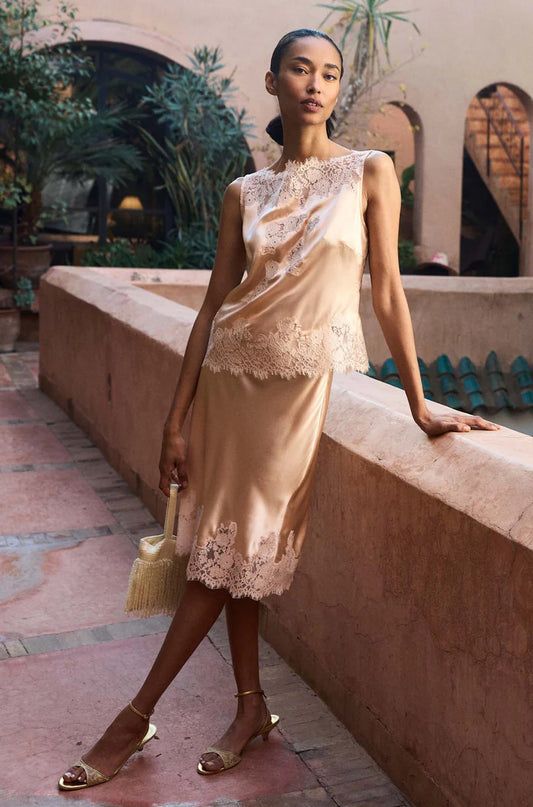 Elowette Skirt Peach Sorbet