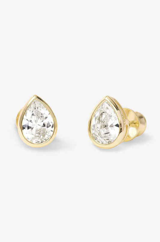 Isla 8mm Gold Studs