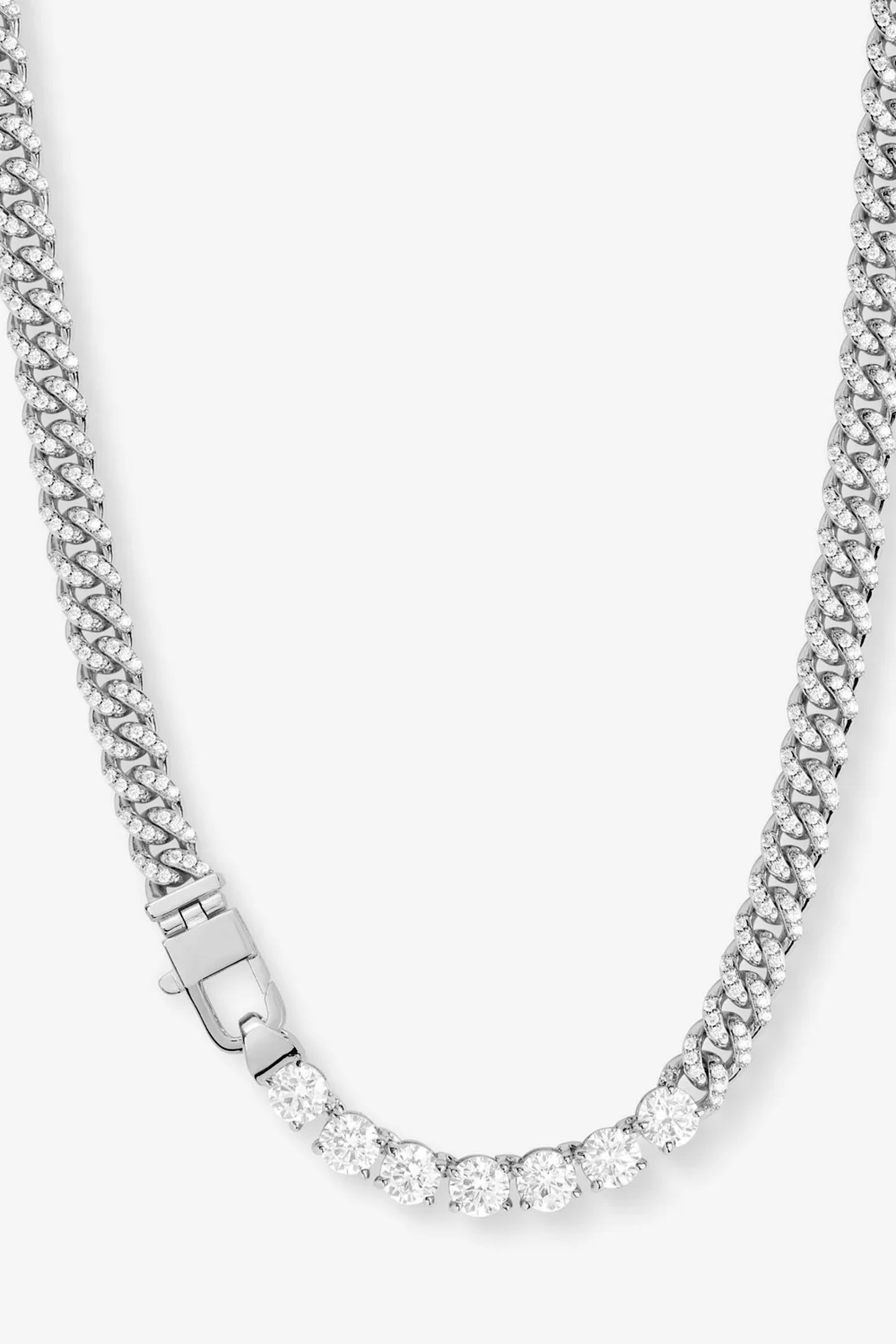 Pavé Julian Loves Diamonds Necklace 16"
