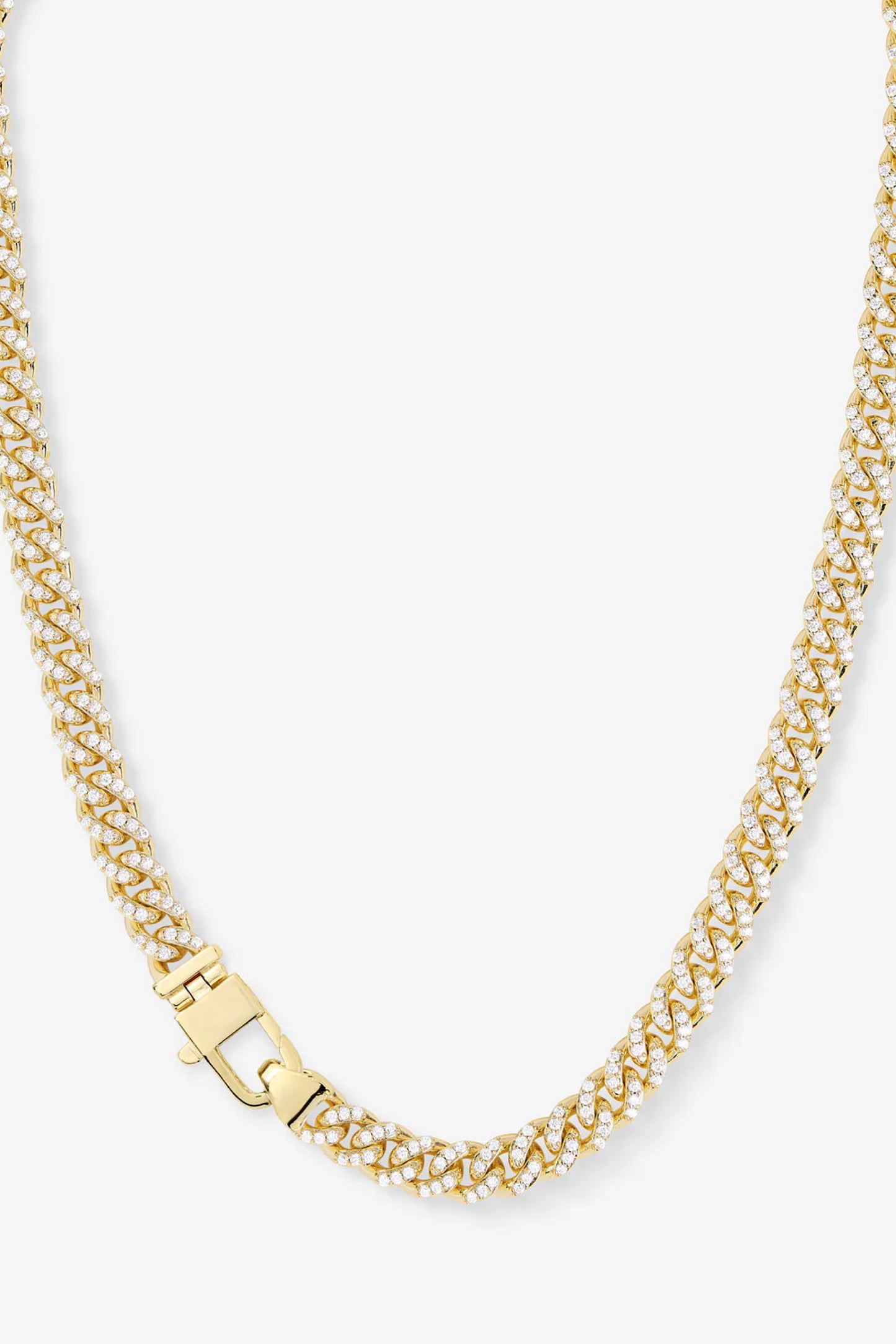 Julian Cuban Chain Necklace 6.8mm 16"