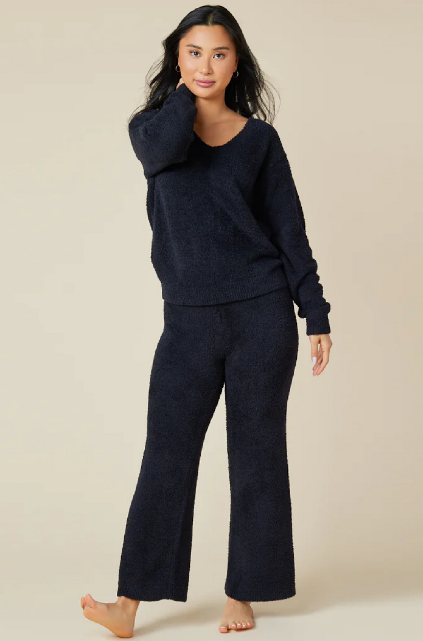 Marshmallow V-Neck Lounge Set