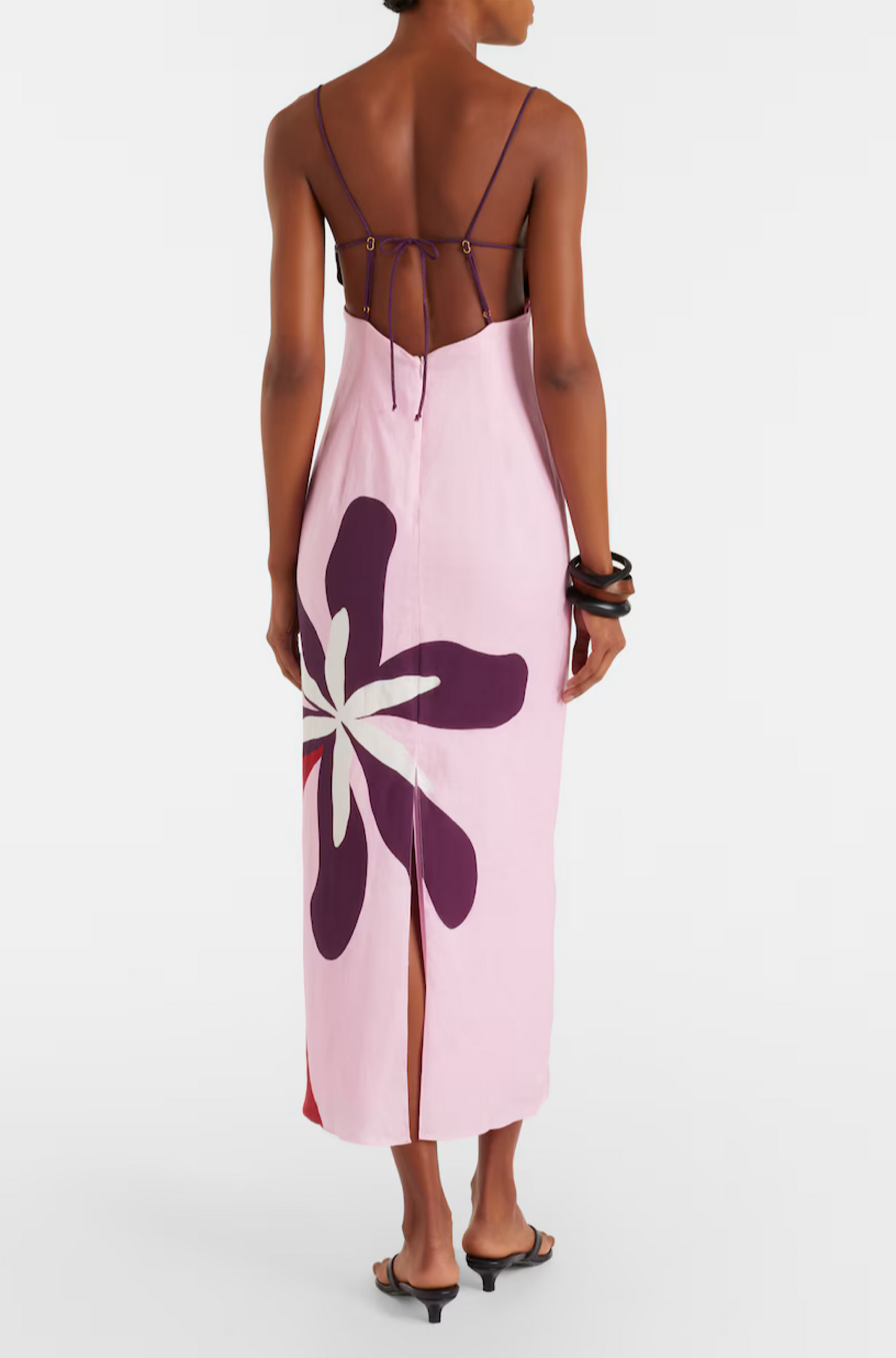 Firenze Floral Linen Midi Dress