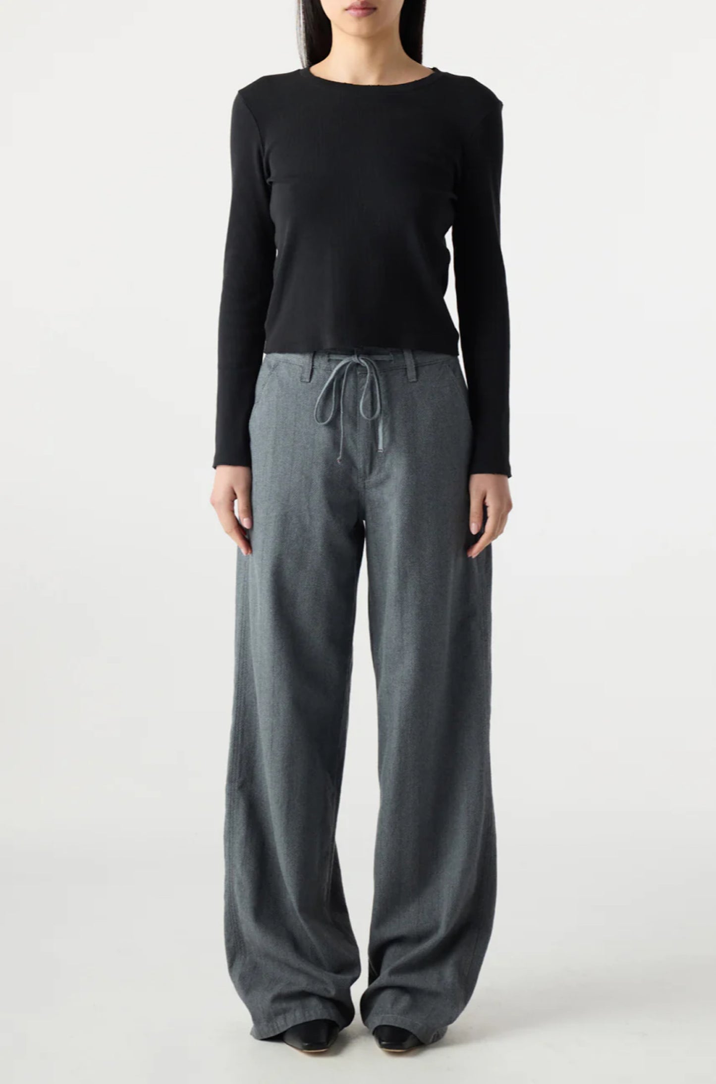Nora Pant in Heather Grey