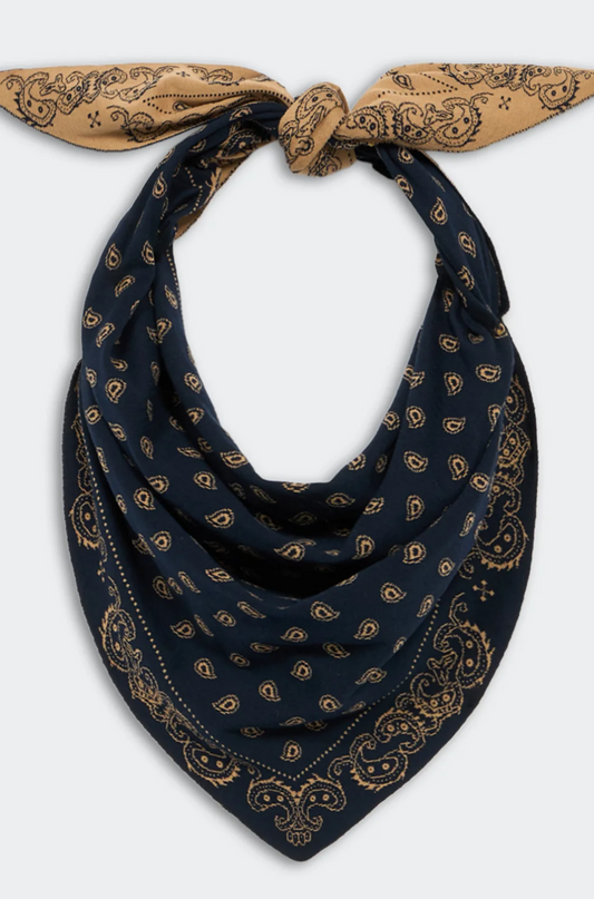 The Wild Rag in Navy / Camel