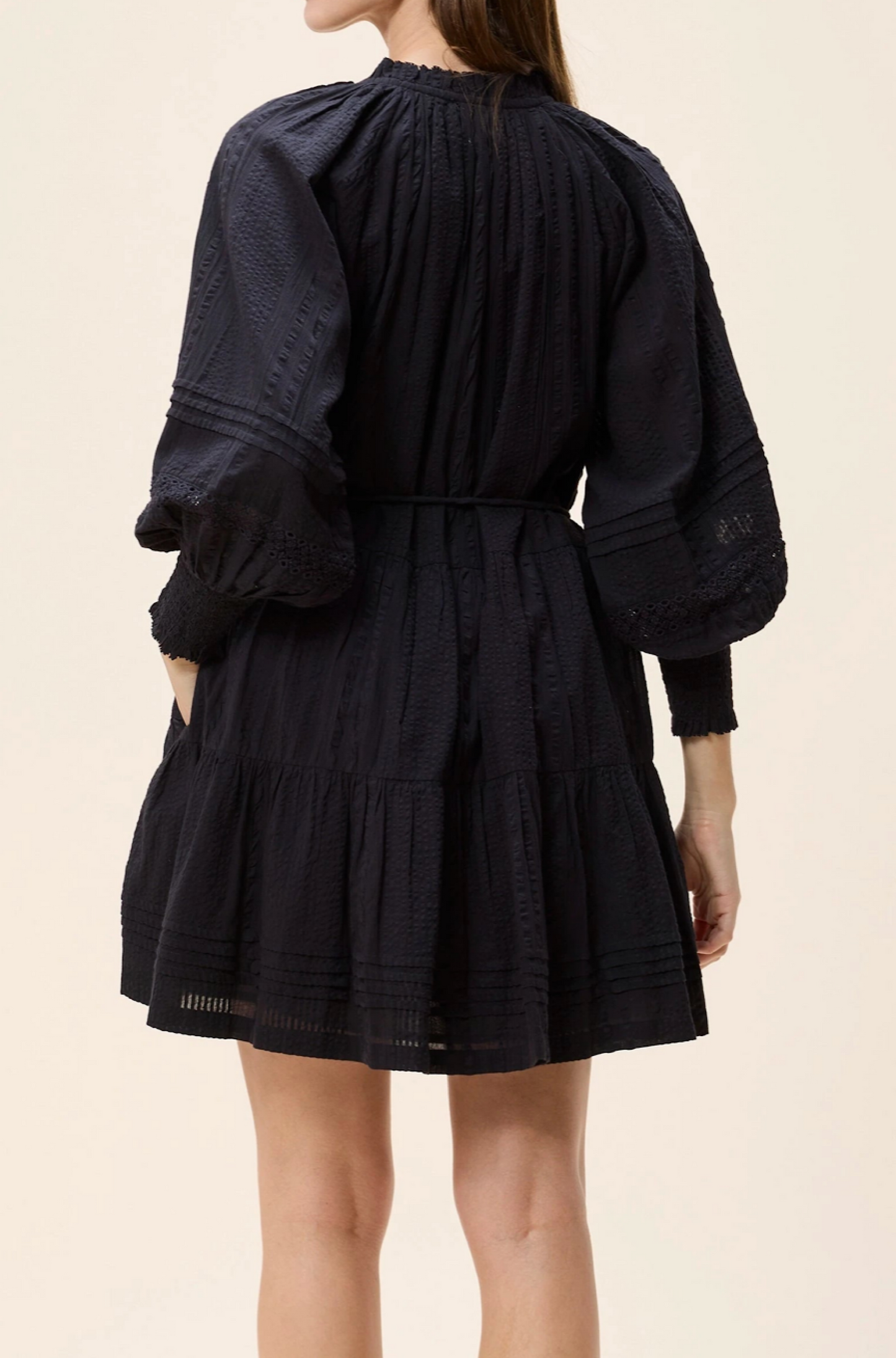Meadow Mini Dress in Black