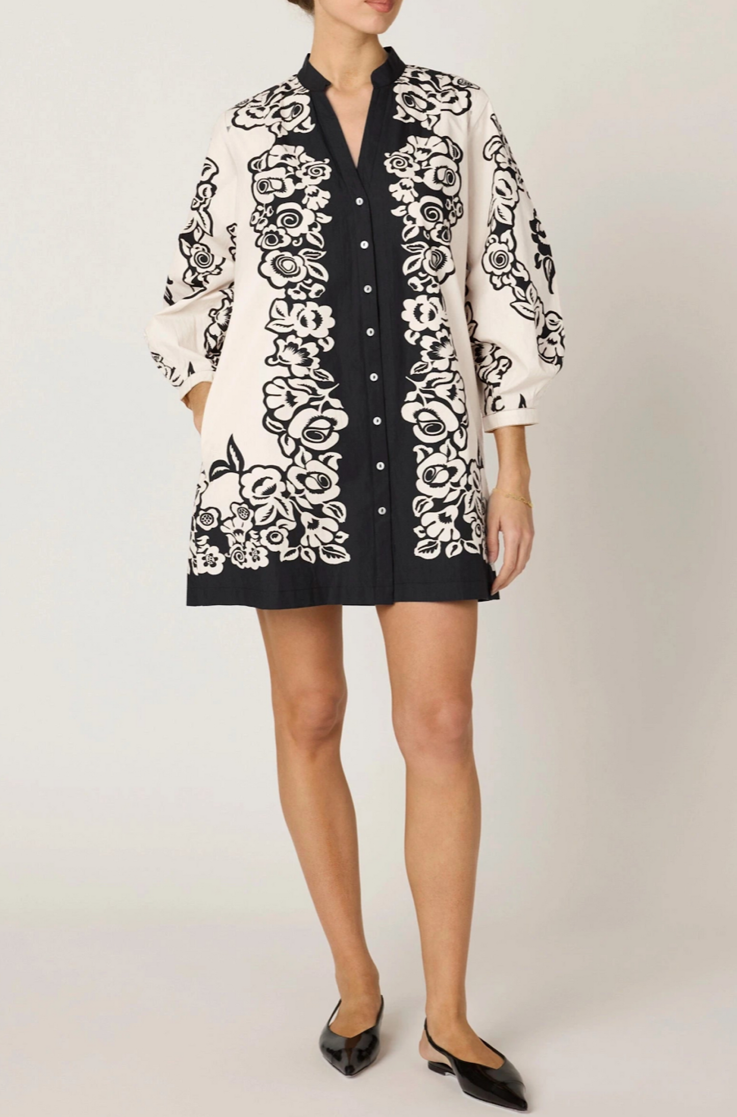 Lilian Mini Dress in Botanico