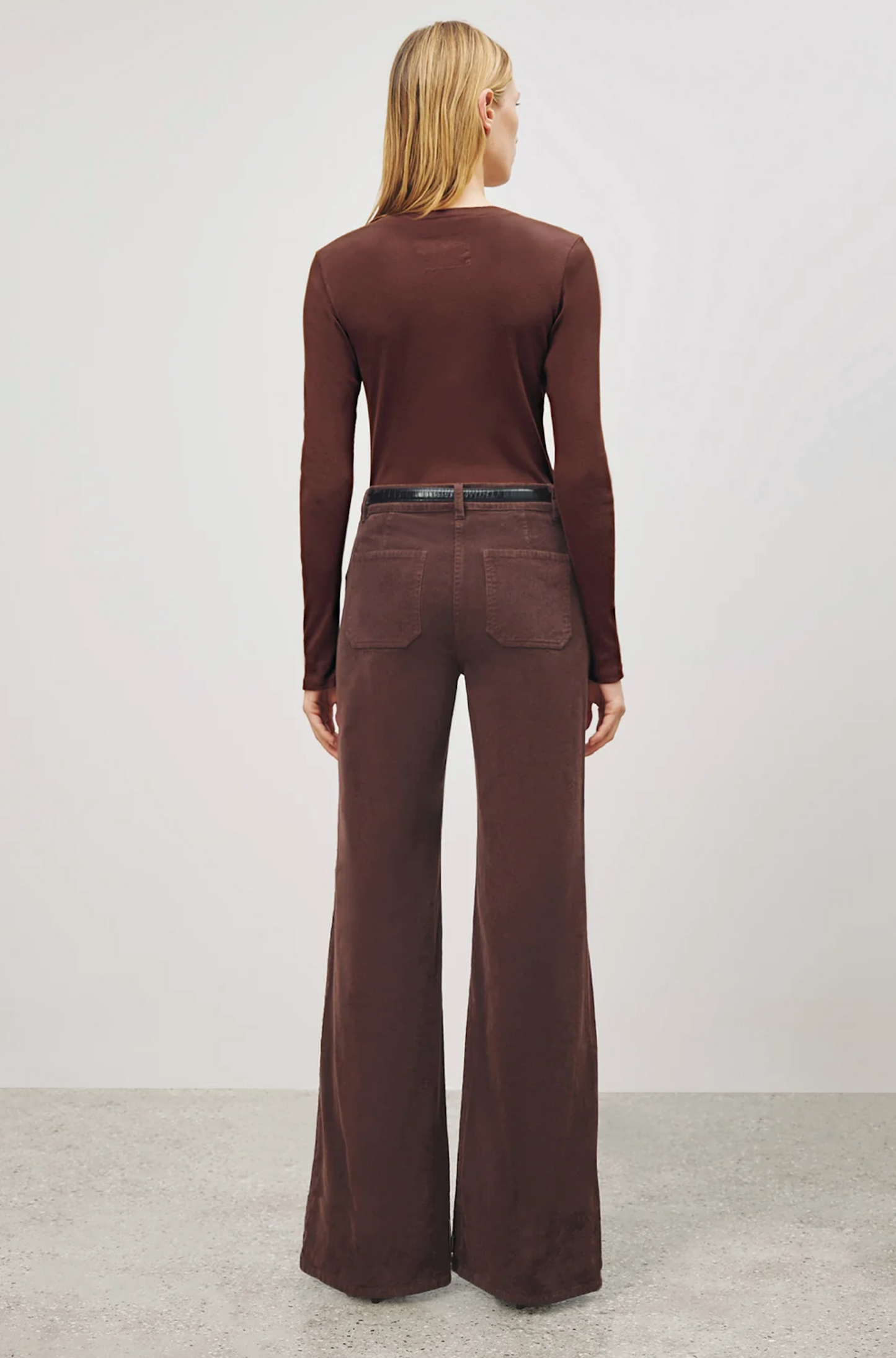 Florence Corduroy Pant in Merlot