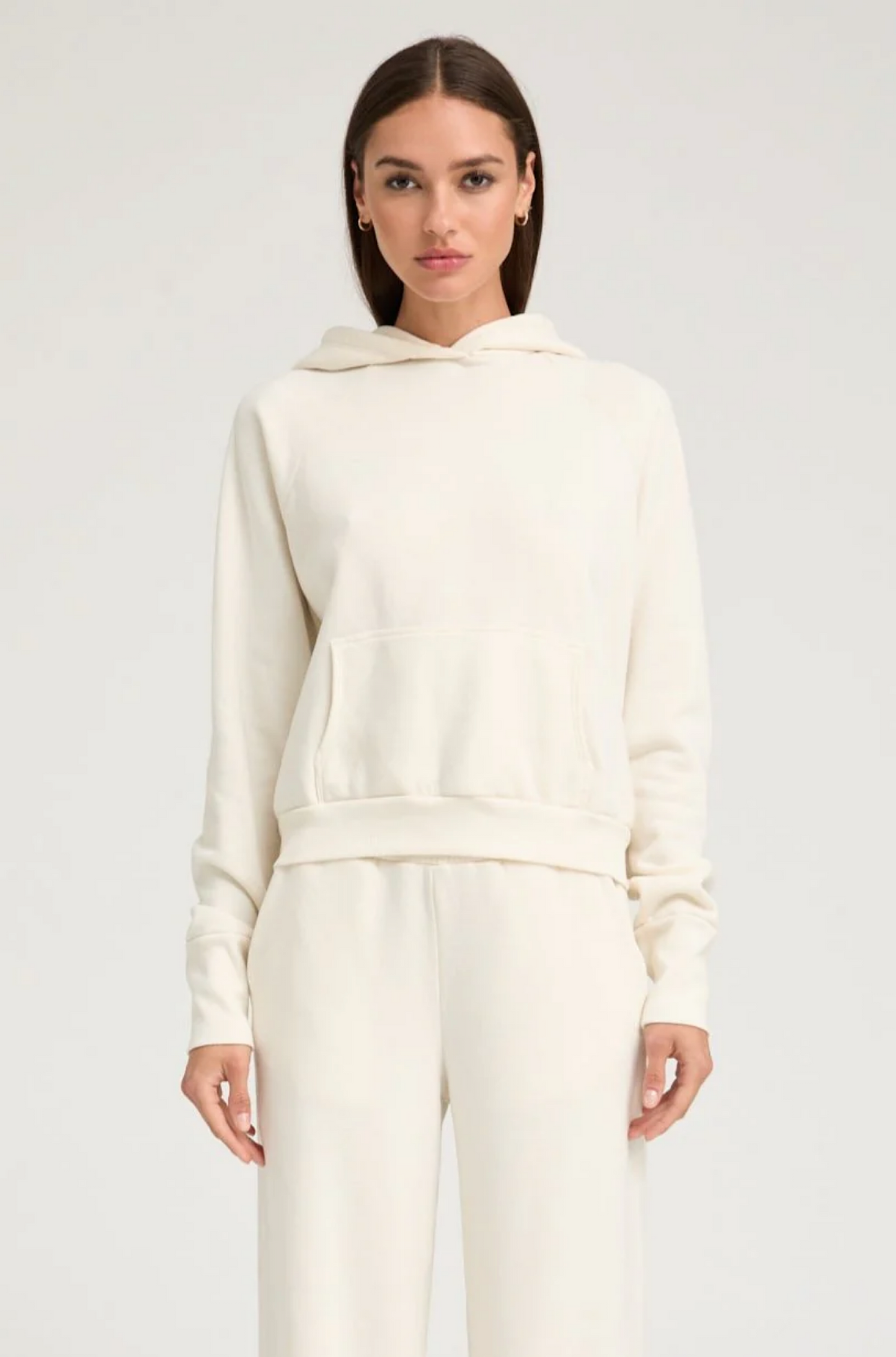 Creme Shrunken Hoodie
