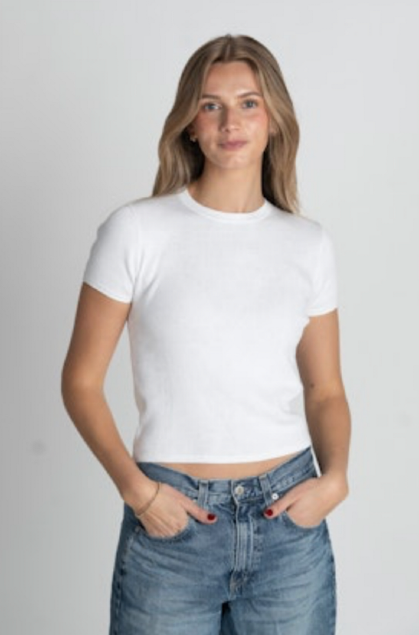 Sage Short Sleeve Rib Tee