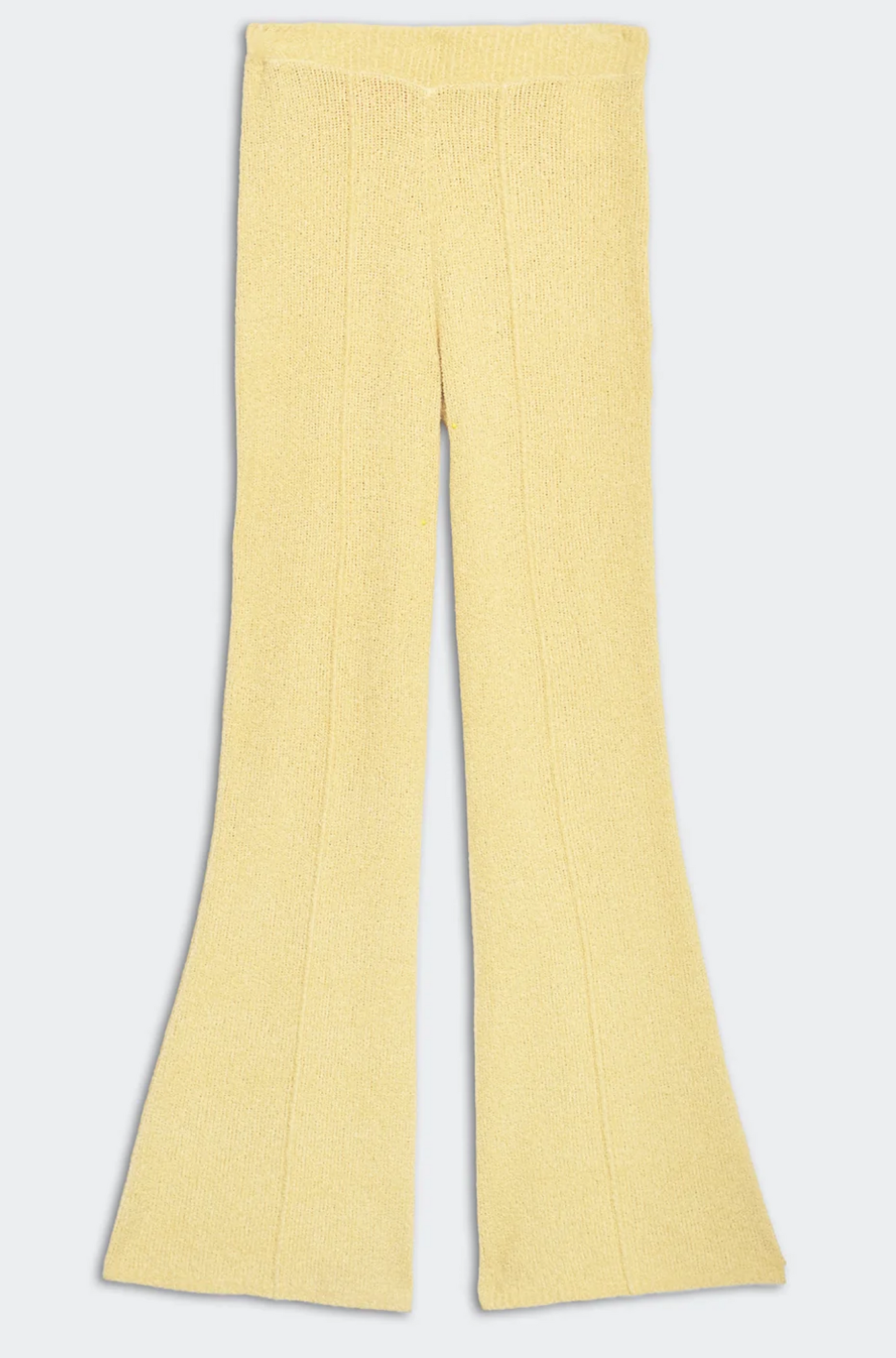 Boucle Flare Pant in Butter
