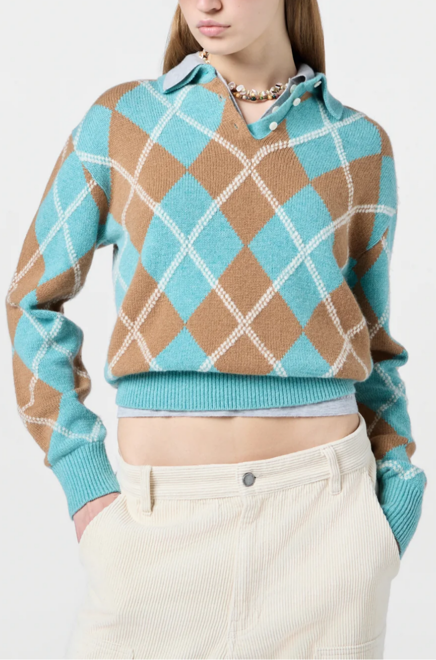 Collegiate Argyle Polo