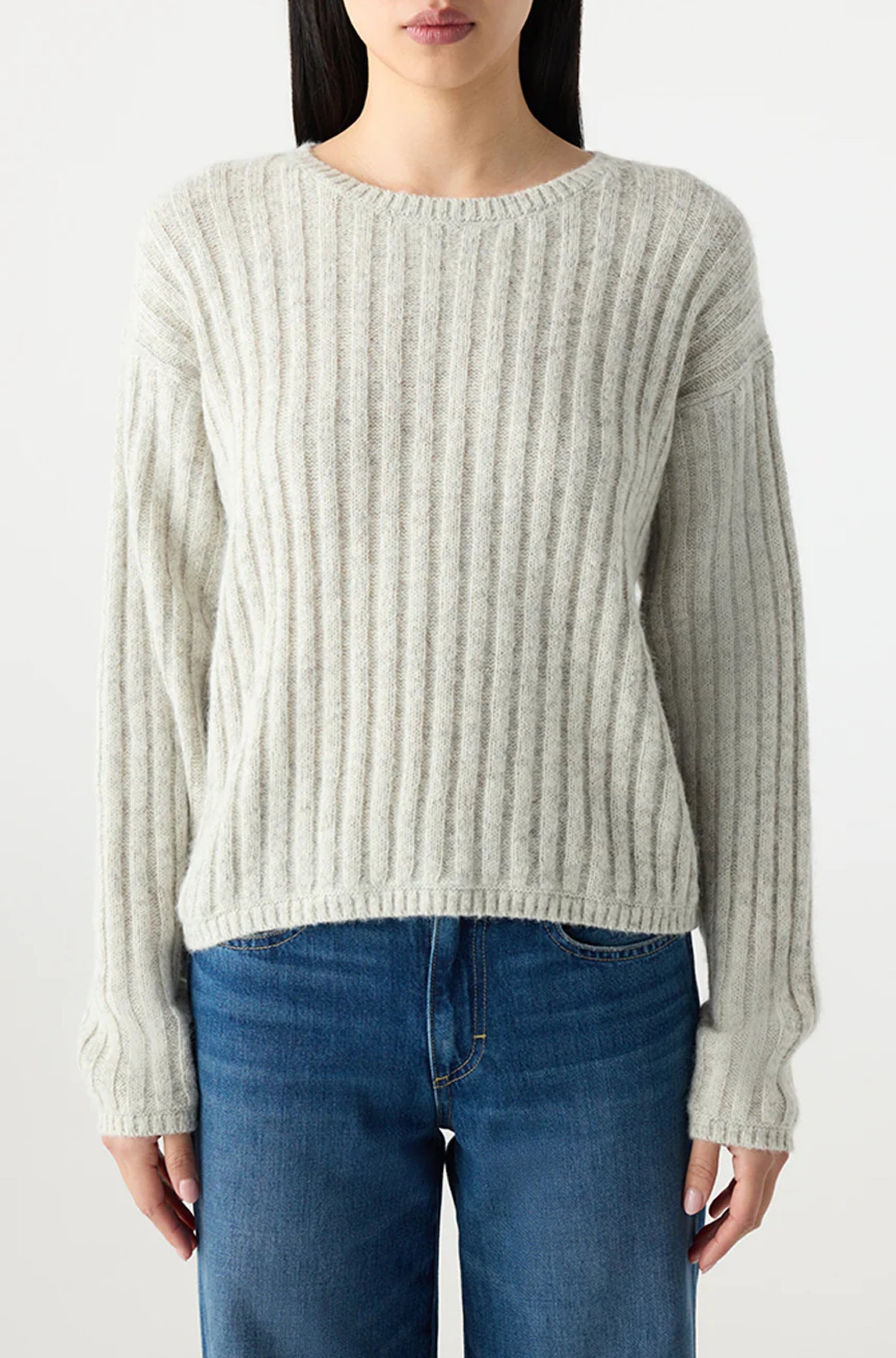 Hallie Sweater in Bone Heather