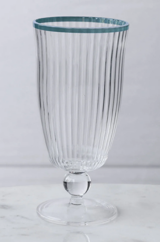 VIDA Acrylic Tumbler S4  (Clear and Blue)