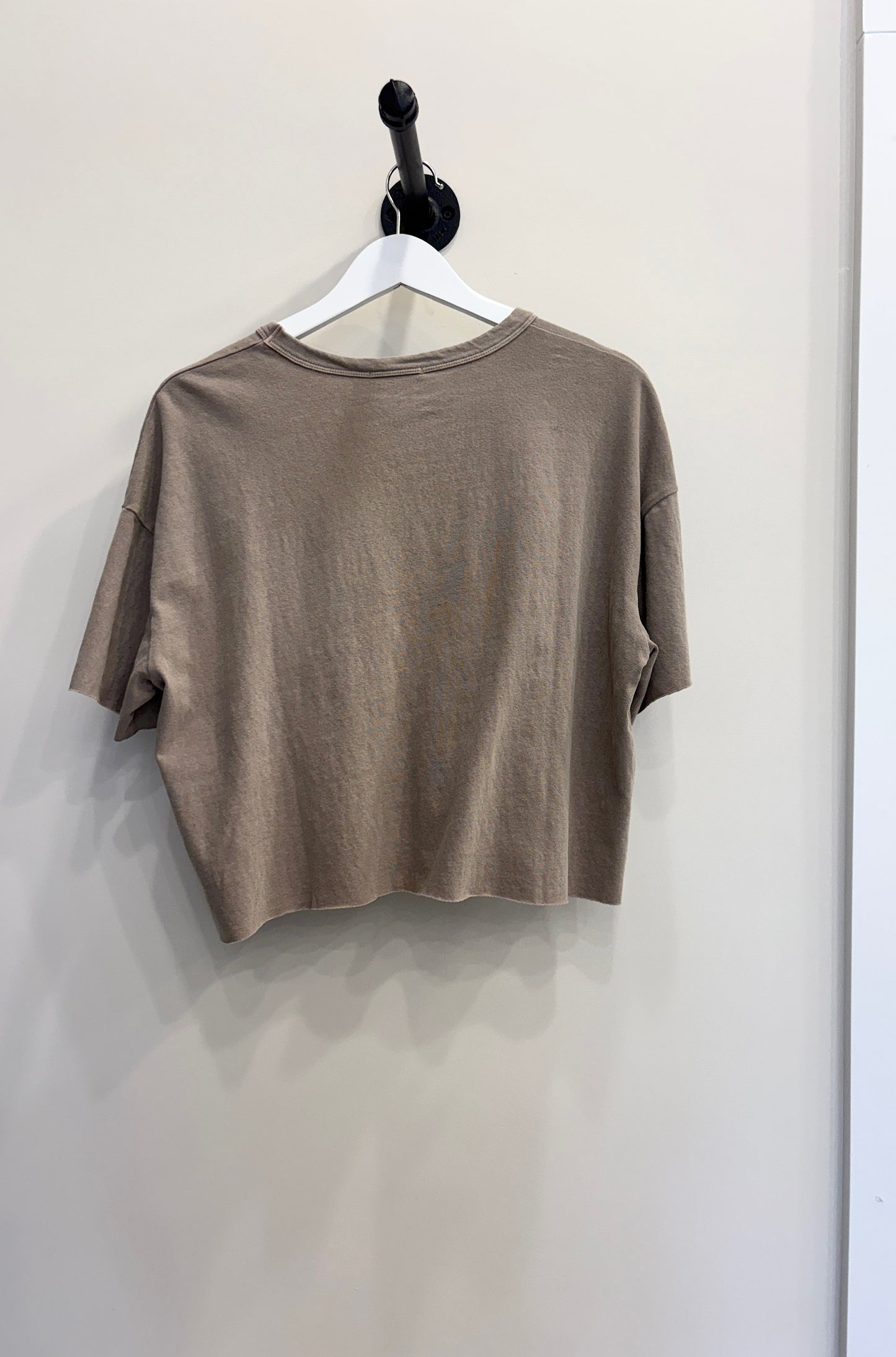 Brushed Jersey Pocket Tee in Overcast