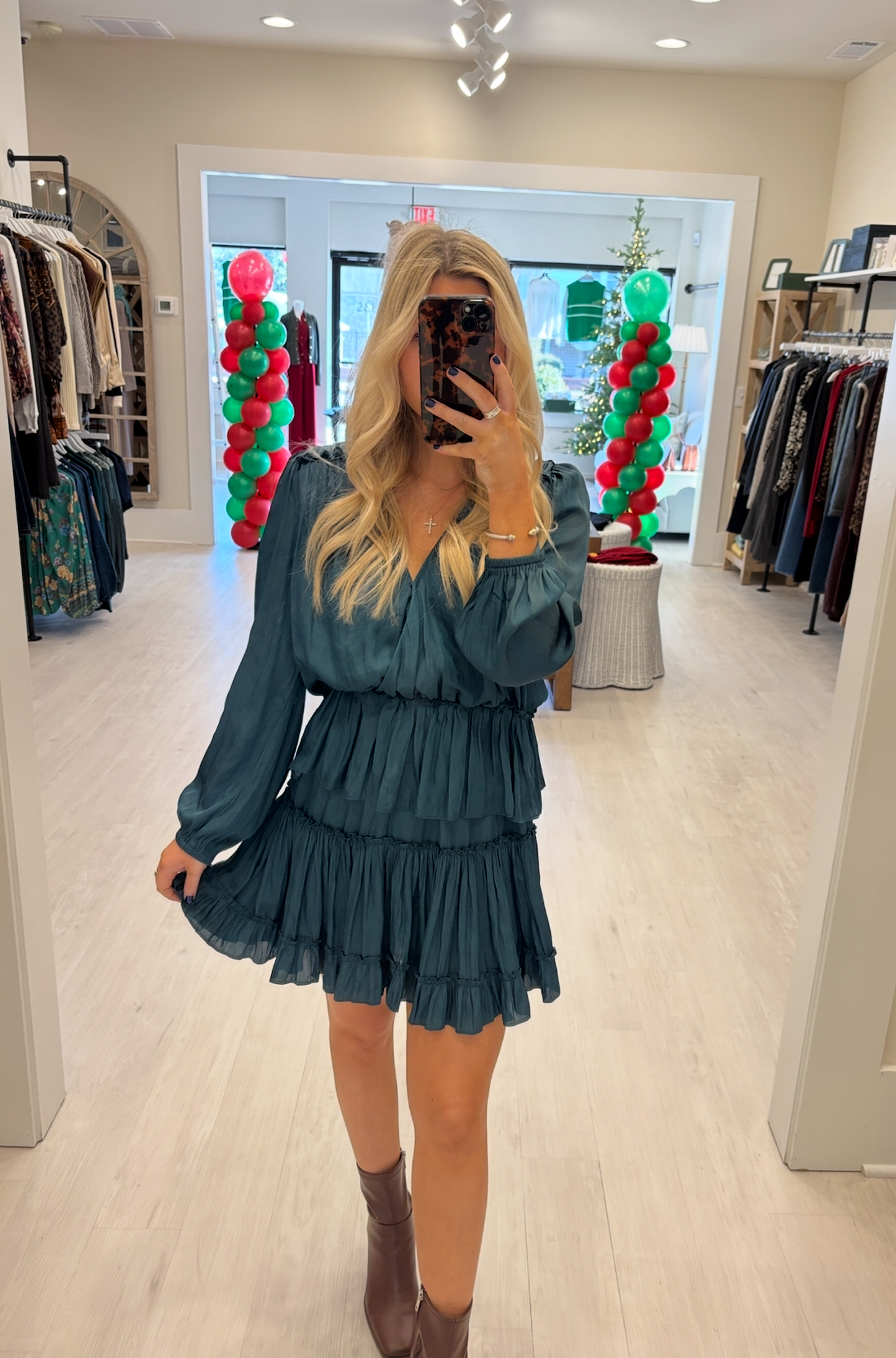 Long Sleeve Mini Dress