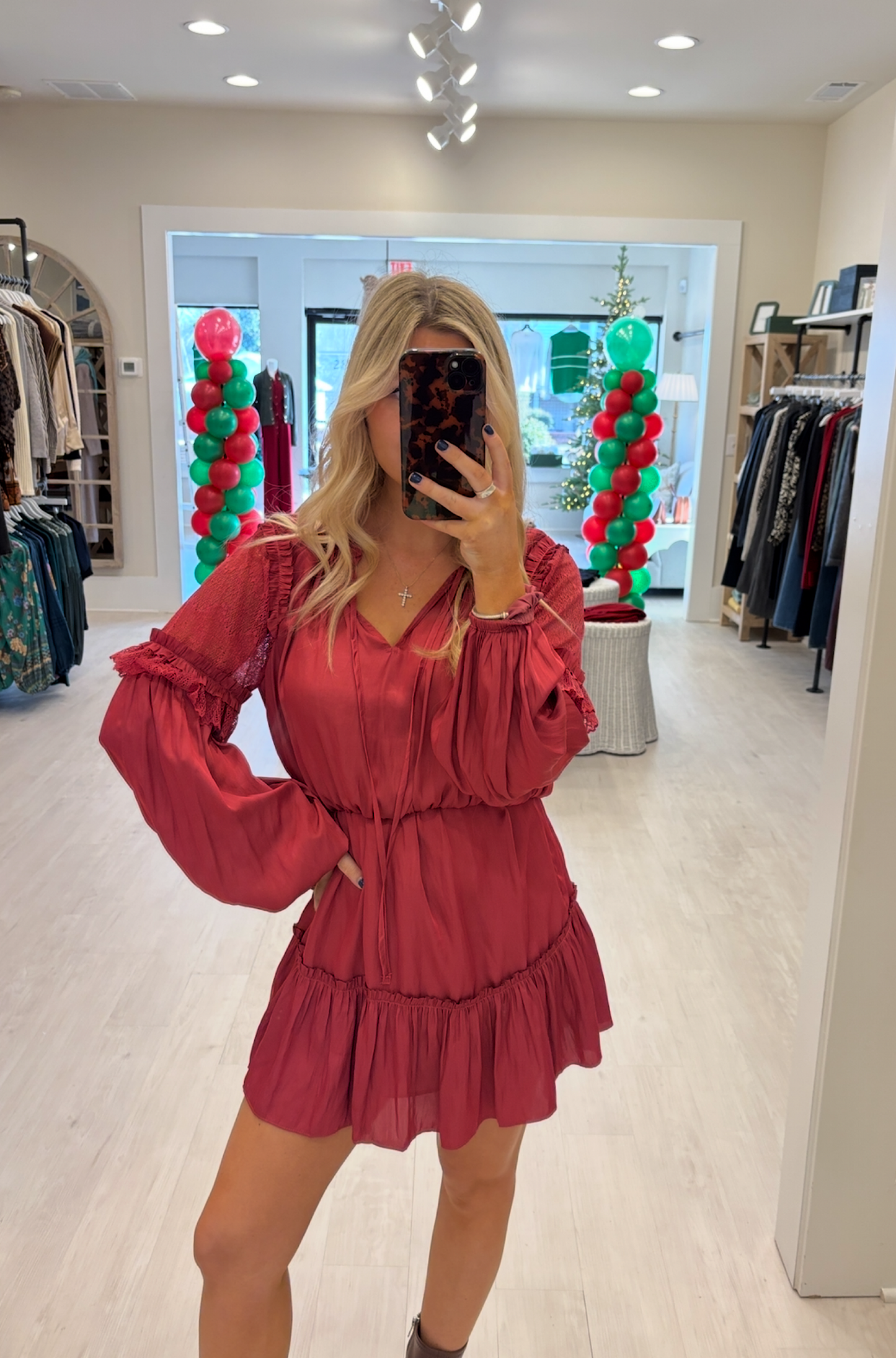 Long Sleeve Mini Dress