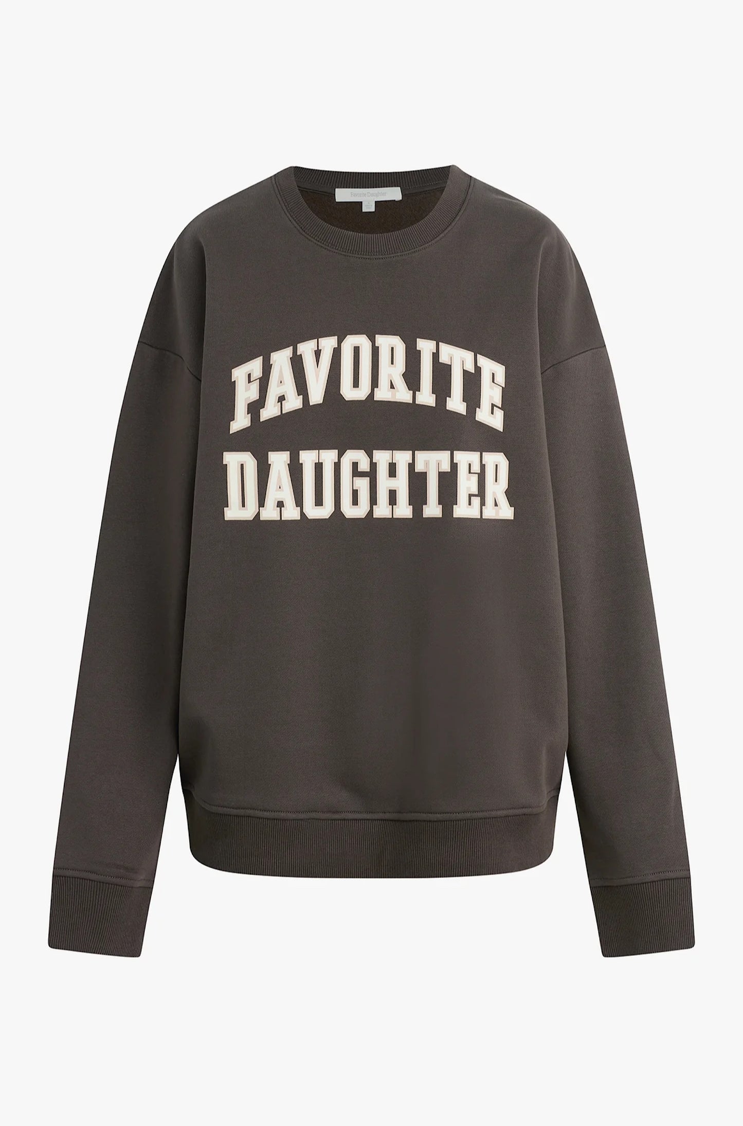 Favorite Daughter Collegiate Sweatshirt in Coffee