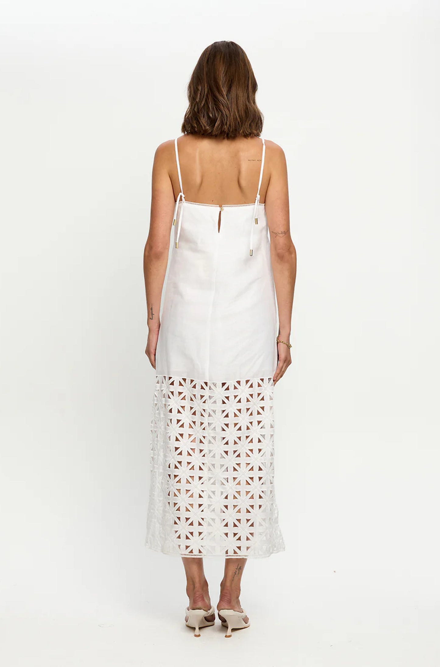 Marley Midi Dress Ivory