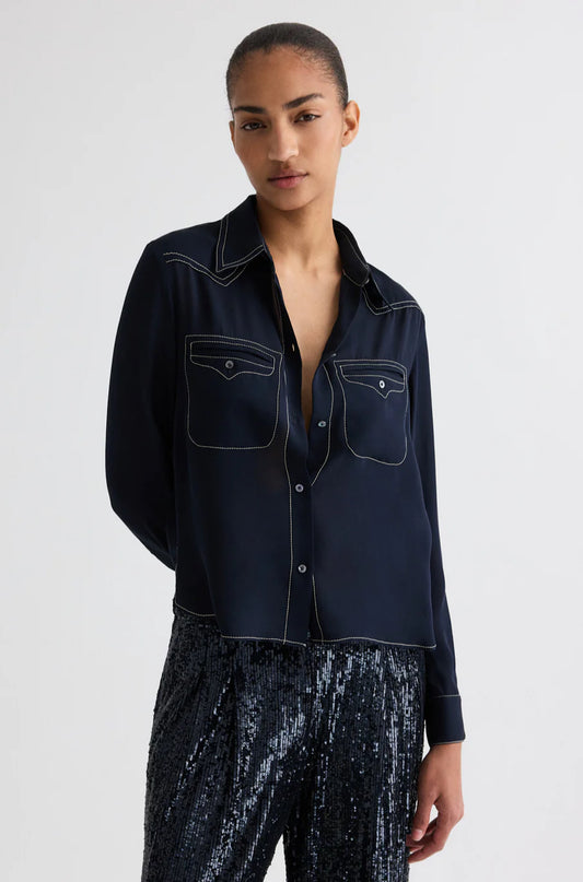 Carter Top Stitch in Midnight