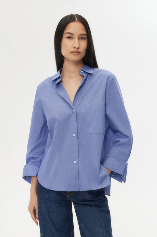 Next Morning Shirt in Navy / White