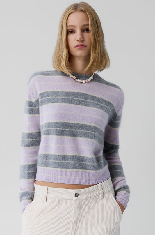 Grizzly Stripe Crew in Dusk Combo