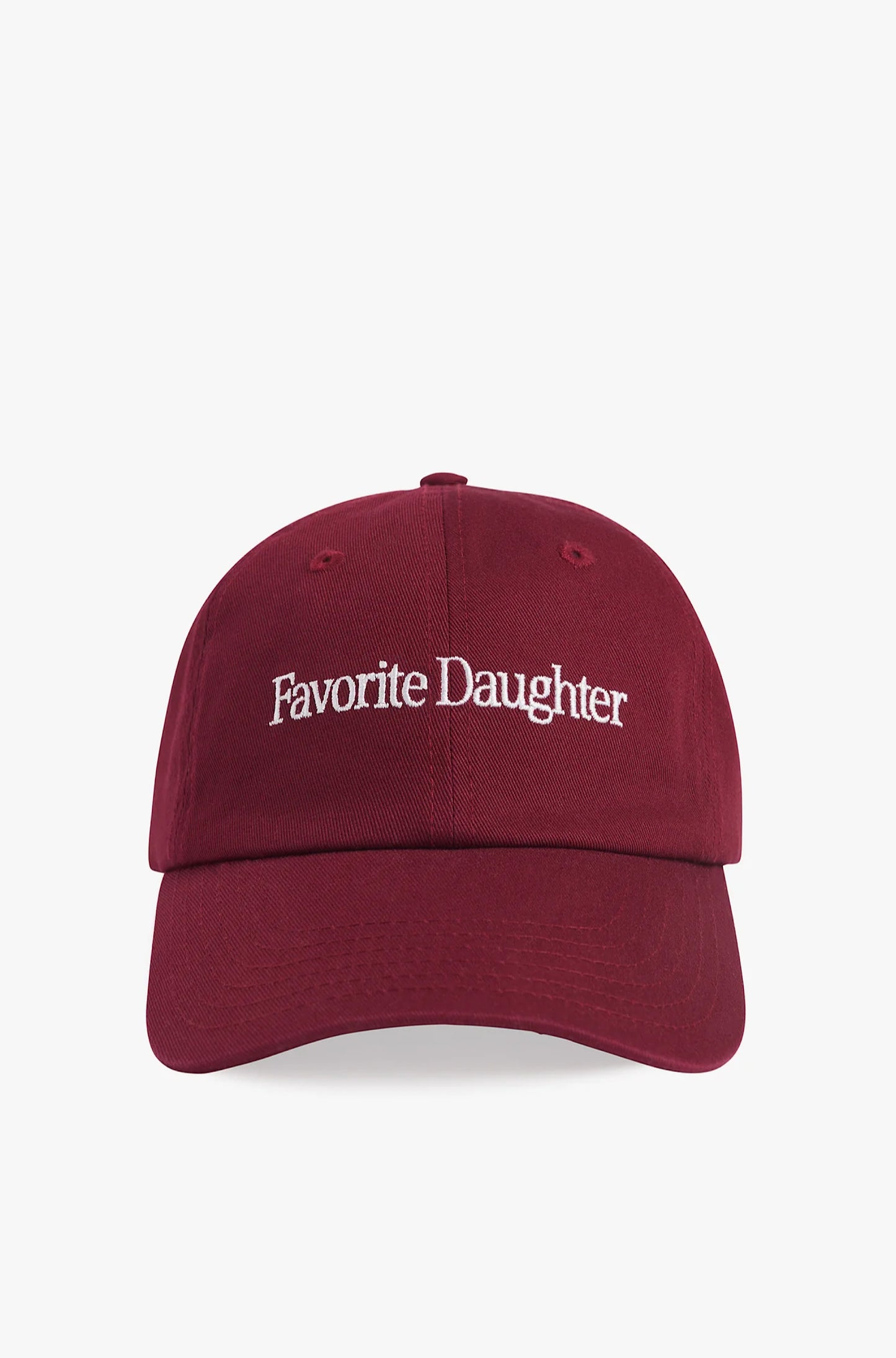 Classic Logo Baseball Hat in Sangria Nights / White
