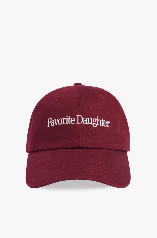 Classic Logo Baseball Hat in Sangria Nights / White
