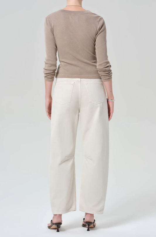 Miro Relaxed Jean in Almondette
