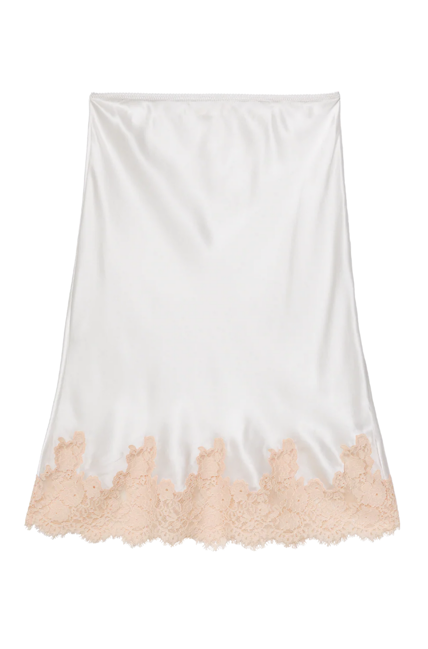 Elowette Skirt Salt with Peach Lace