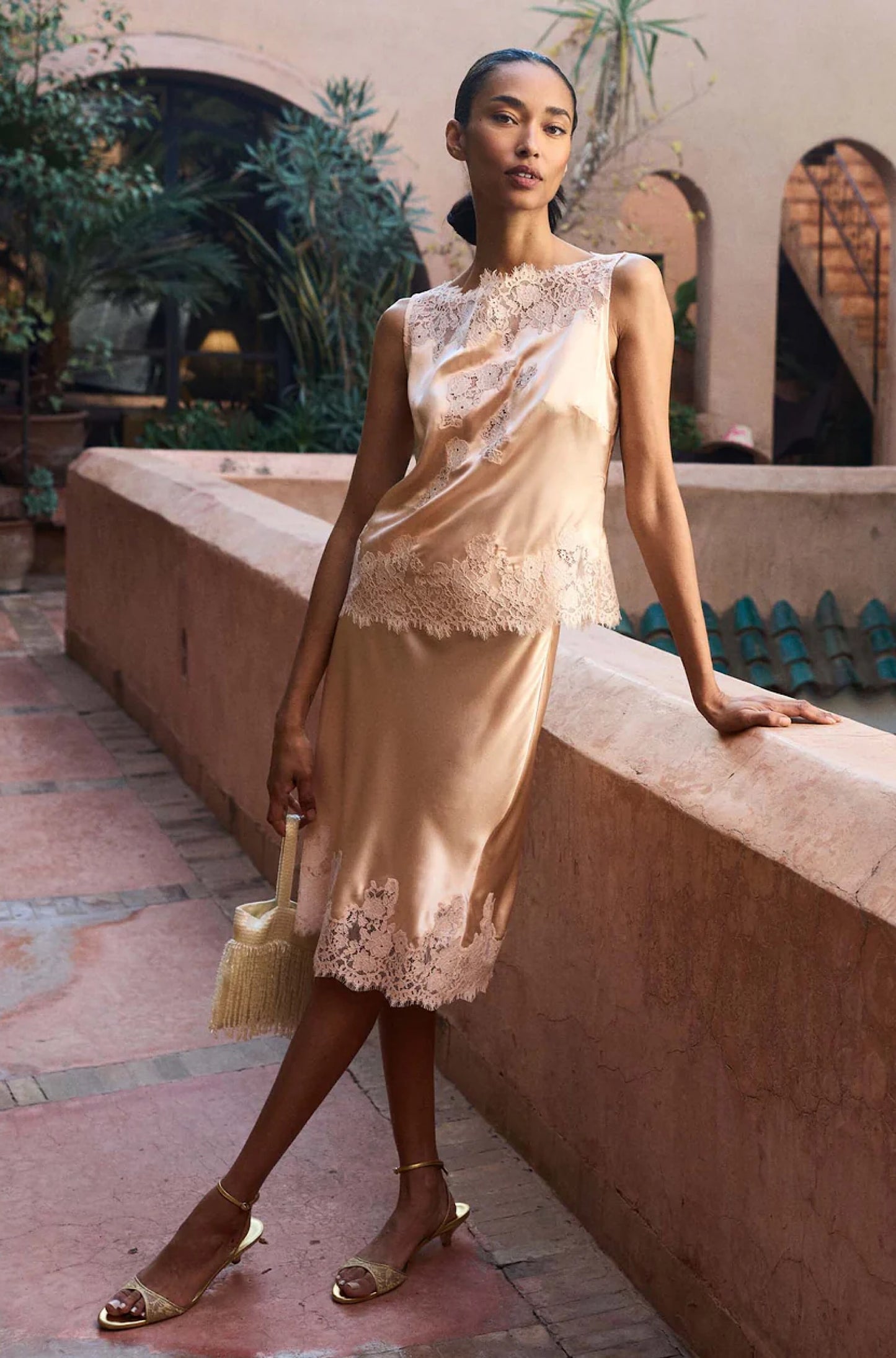 Elowette Skirt Peach Sorbet