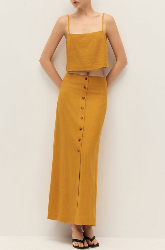 Bianca Skirt in Golden Spice